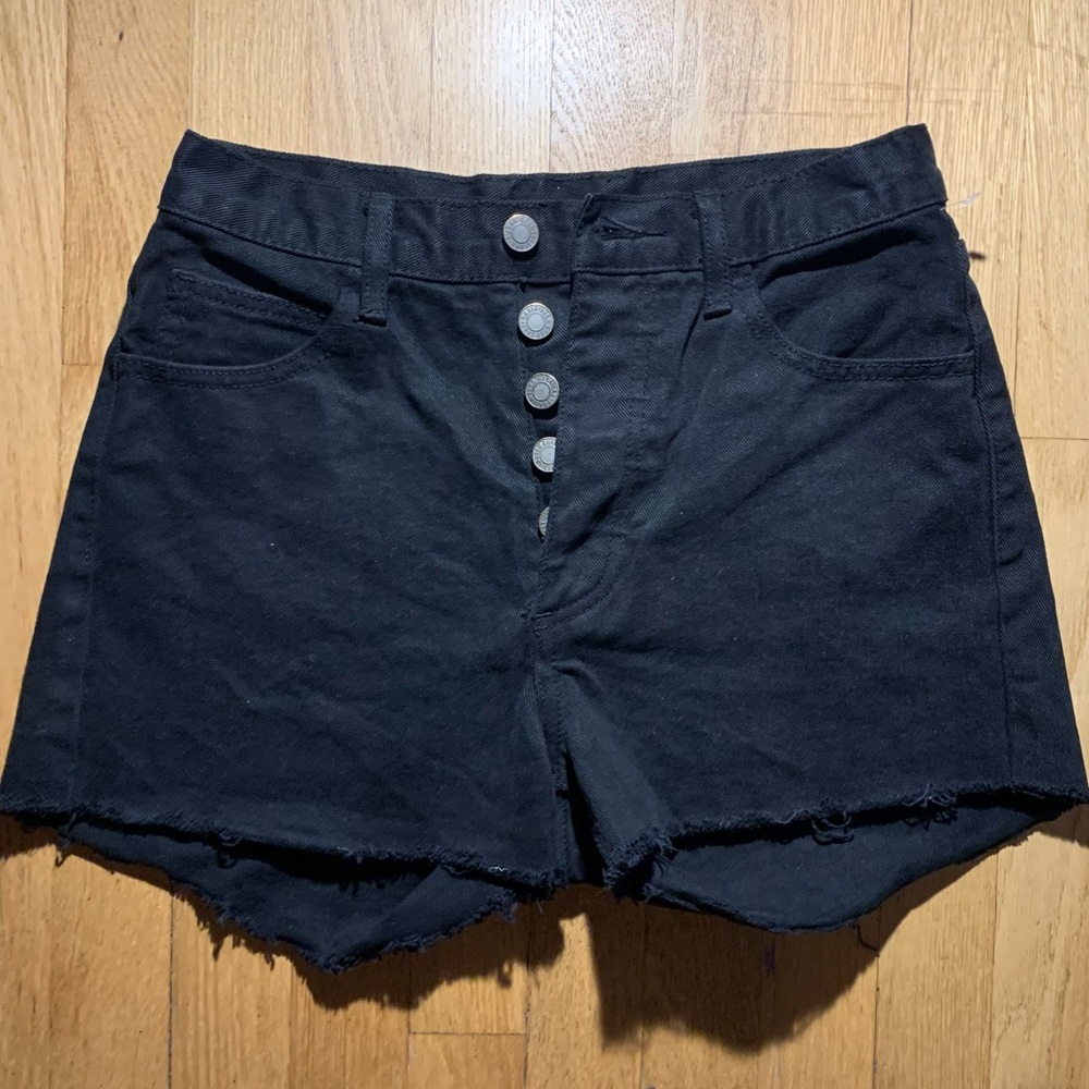 Brandy Melville Black Jean Shorts